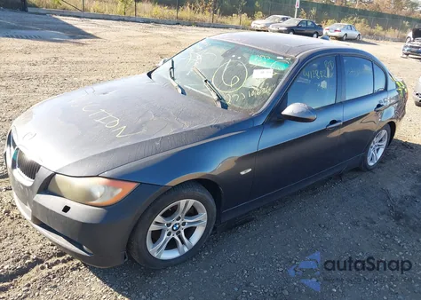 2008 BMW 328I из США, поврежденный, VIN WBAVA37538NL51096